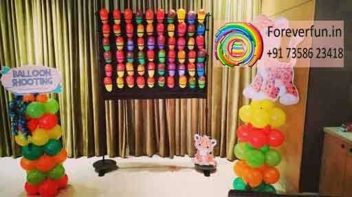 balloon shooting in chennai for kids birthday party wedding and corporate events