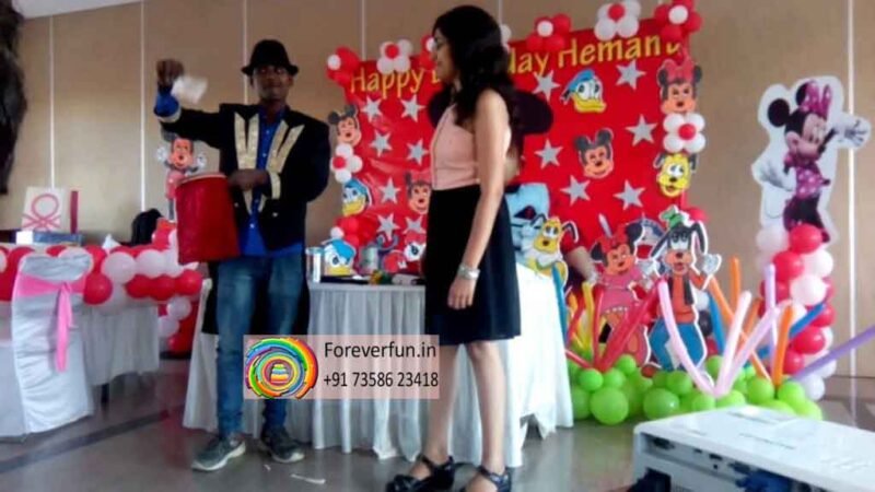 magic show for birthday party in chennai, magicians for birthday party in chennai