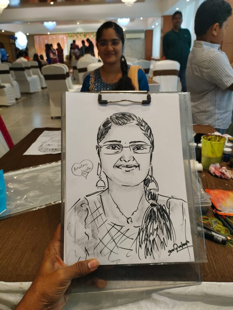 caricature portrait artist in chennai