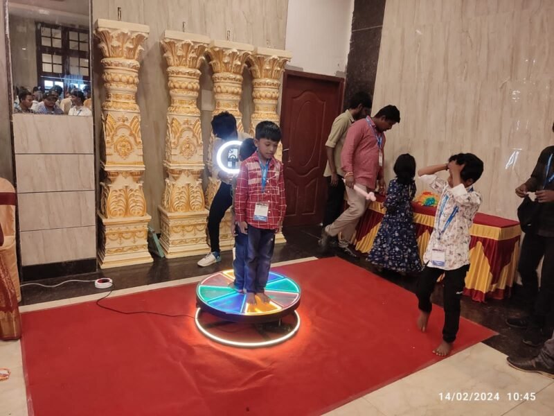 rent 360 photo booth for wedding and birthday party in chennai