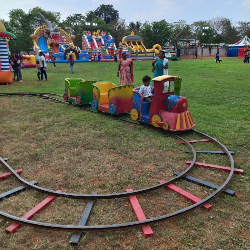 kids toy train ride for rent in chennai for birthday party, weddings and corporate vents